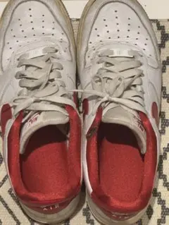 NIKE Air Force 1 Low White Red 27cm