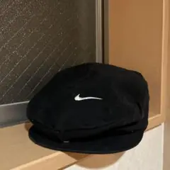 90s ナイキ　Nike ブラック　ハンチング帽 スウッシュロゴ