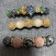 バレッタ　3個セット