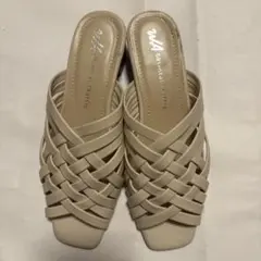 Oriental Traffic クロスストラップミュール Sサイズ