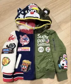 レア　JAM　ジャム　アウター　ジャンバー　110cm　子供服　ワッペン　刺繍