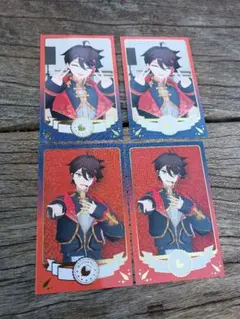 にじさんじ 8周年 共通衣装　3D チェキ風カード　三枝明那　4枚セット　b