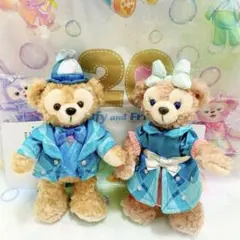 ディズニーシー25周年 ぬいぐるみバッジ ダッフィー シェリーメイ