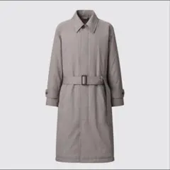 UNIQLO パデッドステンカラーコート ベージュ ユニクロ U