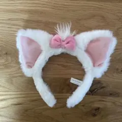 ディズニーカチューシャ　マリー　もふもふ