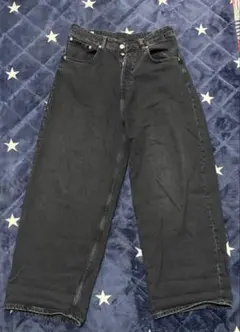 ZARA ブラック ワイドレッグデニム EUR 40