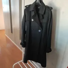 美品　A.P.C. アーペーセー アルパカ混 ルーマニア製 ウールトレンチコート