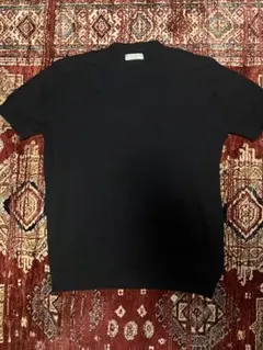 ORIHICAニットTシャツ ブラック黒