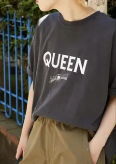 プリントTシャツ チャコールのサムネイル