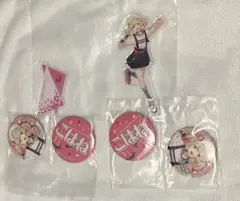 プロセカ　小豆沢こはね　セガラッキーくじ　アクスタ・缶バッジ2個セット