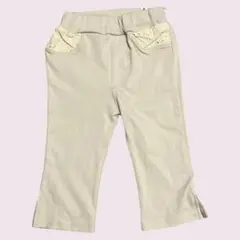 ベージュ パンツ slap slip 80cmベビー　キッズ　べべ　新品未着用