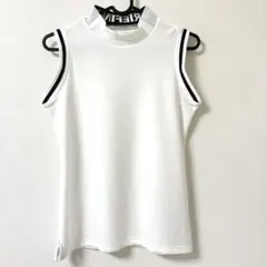 美品ブリーフィングMONOGRAM HIGH NECK レディース navy M - メルカリ