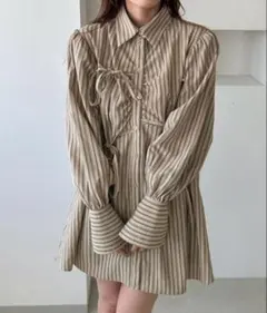 ソートリボンチュニックシャツのサムネイル