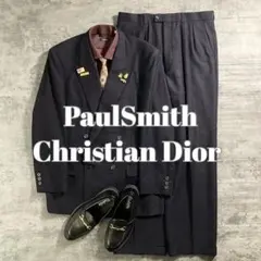 希少】Christian Diorネクタイ ヴィンテージ 3ピーススーツコーデ 