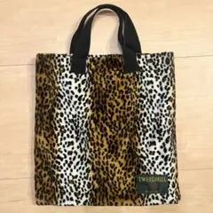 tweedmill ハンドバッグ　A4 レオパード　トート　ウール