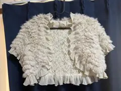 EMU エミュー ラビットファーボレロ ベージュ