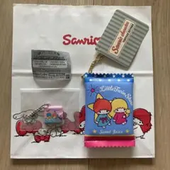 【新品】リトルツインスター　ヴィンテージレトロ　フラットミニポーチ　ガチャガチャ