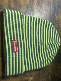 Supreme ボーダー ビーニー ニット帽のサムネイル