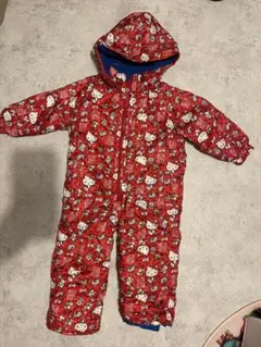 ハローキティ柄 子ども用スノーウェア　90センチ