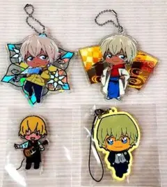 名探偵コナン　安室透　アクリルキーチェーン2個　ストラップ1個他セット