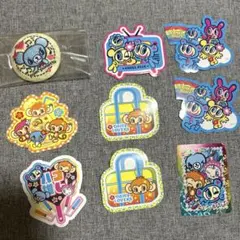 ★バズコレ ナルミヤキャラクターズ 2 シール&刺繍缶バッジ 計9点セット