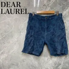 DEARLAUREL メンズ M ブルー 柄 ハーフパンツ サーフ 海 夏のサムネイル