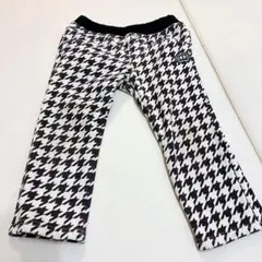 BABYDOLL ハウンドトゥース柄 ロングパンツ 100cm 裏起毛