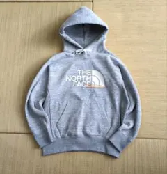 美品 ノースフェイス パーカー フロントハーフドームフーディ グレー ミックス