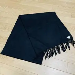 マックスマーラ　MaxMara マフラー　ブラック　黒　クリーニング済み