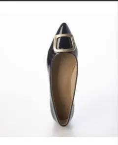 Fin 黒エナメルパンプス 22.5cmのサムネイル