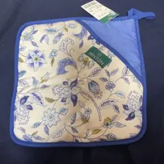 MINTON 花柄 鍋つかみ 青系のサムネイル