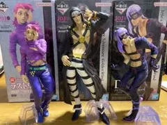 【エコメルカリ便限定】ジョジョの奇妙な冒険 一番くじ　暗殺チームフィギュア 3体