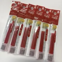 パイロット フリクション替芯 0.38MM レッド 3本入り6袋