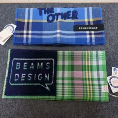 BEAMS DESIGN タオルハンカチ 2枚セットのサムネイル