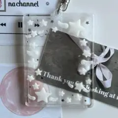 トレカケース デコ レジンキーホルダー ハンドメイド