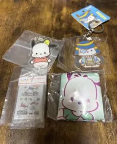 サンリオキャラクター ポチャッコ　キーホルダー・ポーチ4点セット
