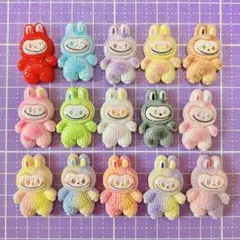可愛い ラブブ デコパーツ セット まとめ売り