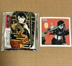 カグラバチ　蒔絵風スクエア缶バッジ　緋雪　ステッカー　GIGO