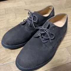 【値下げしました】美品SHIPS LABORERSHOESダークブラウンスエード