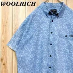 WOOLRICH BDシャツ ◎総柄 カジキ 半袖 コットン XLのサムネイル