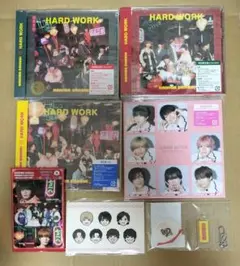 なにわ男子 シングル HARD WORK 4形態セット トレカ含む特典付き