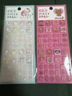 サンリオキャラ・日焼けキティ タイルシール 2点セット