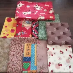 パッチワーク用 はぎれセット 11種ヨーロッパで買い付けしたブランドファブリック