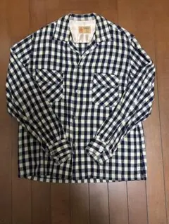 【最終値下】50s TOWNCRAFT チェック 長袖ウールシャツ