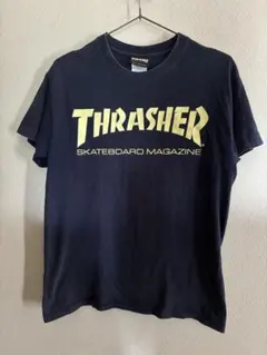 THRASHER ネイビーTシャツS