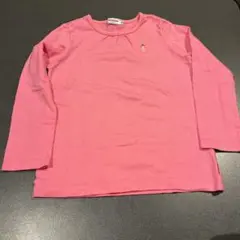 【古着☆サイズ120】ミキハウス リーナちゃん 長袖シャツ カットソー ピンク☆