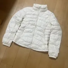 ユニクロ　ウルトラライトダウンジャケット　ショート丈　白ホワイト　Sサイズ