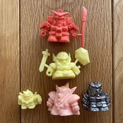 【まとめ売り5体】　SDガンダム　ガシャポン戦士　消しゴム　フィギュア
