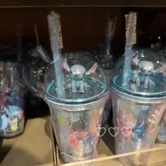 即日発送】 ディズニー スティッチ クリアタンブラー 480ml 2個セット 