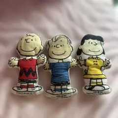 ピーナッツチャーリーブラウンライナスルーシーぬいぐるみビンテージレトロスヌーピー